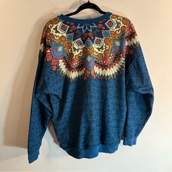 ADIDAS Sz M Mix Originals Borbomix Sweatshirt FARM RIO Collab Trefoil Logo - Picture 8 of 13